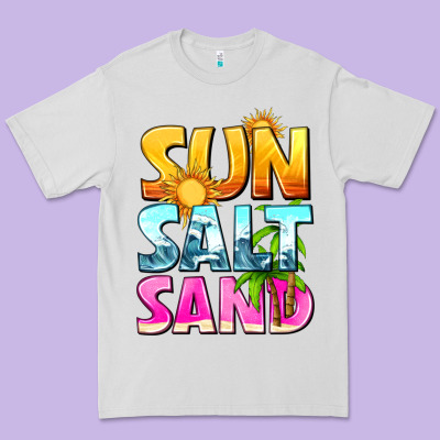 Sun Salt Sand Premium Tee Designed By Texasbilliewilder