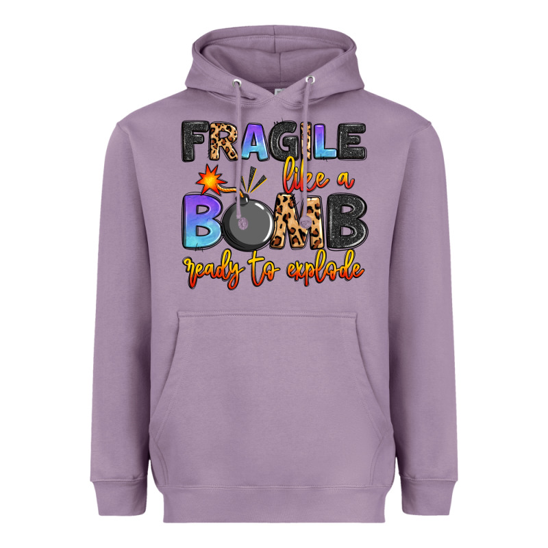 Fragile Like A Bomb Ready To Explode Heavyweight Hoodie by Artiststas | Teevron