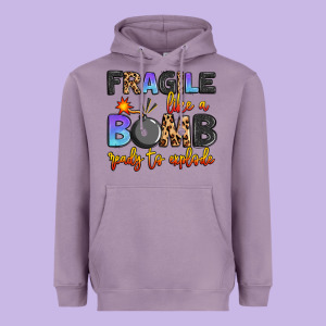 Fragile Like A Bomb Ready To Explode Heavyweight Hoodie Designed By Artiststas