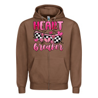 Chestnut heart breaker Zipper Hoodie - MaliasSmallBusiness