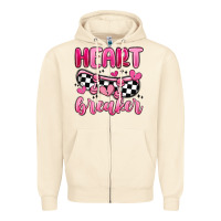 Sandshell heart breaker Zipper Hoodie - MaliasSmallBusiness