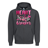 Smoke heart breaker Zipper Hoodie - MaliasSmallBusiness