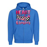 True Royal heart breaker Zipper Hoodie - MaliasSmallBusiness