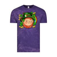 Cloud Purple st patricks elf Vintage Tee - AdoDesignShop
