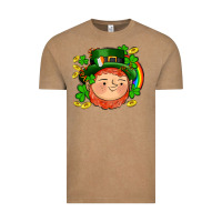 Vintage Coffee st patricks elf Vintage Tee - AdoDesignShop
