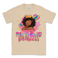 Mushroom birthday princess with afro girl Classic Tee - NancyCooperArtShop