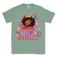 Sage birthday princess with afro girl Classic Tee - NancyCooperArtShop