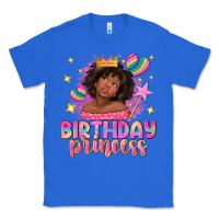 True Royal birthday princess with afro girl Classic Tee - NancyCooperArtShop