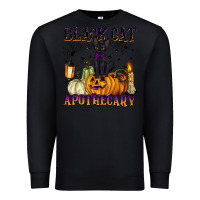 Black black cat apothecary Premium Sweatshirt - BarkalooDesign