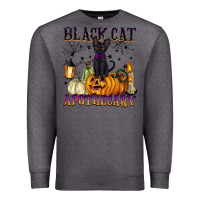 Charcoal Heather black cat apothecary Premium Sweatshirt - BarkalooDesign