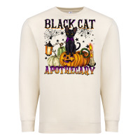 Sandshell black cat apothecary Premium Sweatshirt - BarkalooDesign