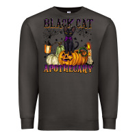 Smoke black cat apothecary Premium Sweatshirt - BarkalooDesign