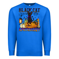 True Royal black cat apothecary Premium Sweatshirt - BarkalooDesign