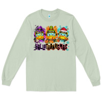 Matcha Happy Hallothanksmas school bus Long Sleeve Tee - NancyCooperArtShop