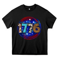 Western 1776 4th Of July Billie Wilder Heavy Core Tee | Teevron