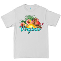 Dove Grey summer virginia Premium Tee - texasbilliewilder