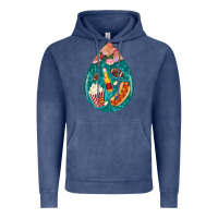 American Football And Western Roses Teardrop Vintage Hoodie | Teevron