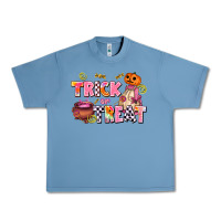 Pebble Blue trıck or treat Urban Heavy Tee - AdoDesignShop