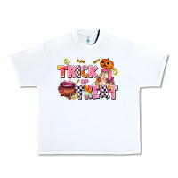 White trıck or treat Urban Heavy Tee - AdoDesignShop