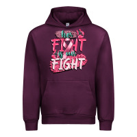 Mauve Wine her fight is our fight Urban Hoodie - CowGirlArtShop