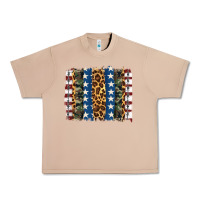 Burro usa army pattern brushstroke Urban Heavy Tee - Artiststas