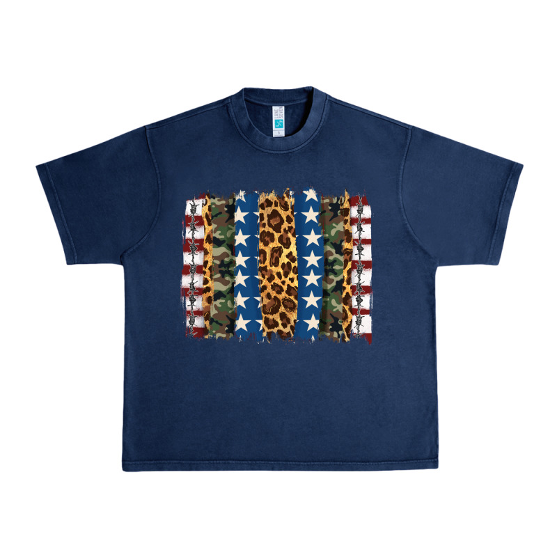 Usa Army Pattern Brushstroke Urban Heavy Tee by Artiststas | Teevron