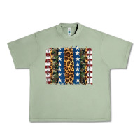 Oil Green usa army pattern brushstroke Urban Heavy Tee - Artiststas