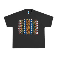 Pigment Black usa army pattern brushstroke Urban Heavy Tee - Artiststas