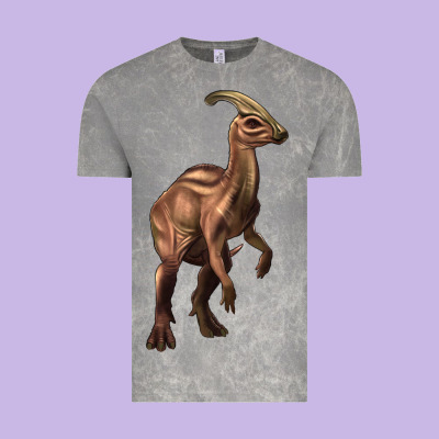 Parasaurolophus Vintage Tee Designed By Artiststas