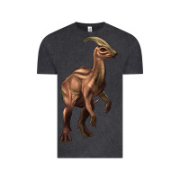 Vintage Black parasaurolophus Vintage Tee - Artiststas