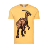 Vintage Mustard parasaurolophus Vintage Tee - Artiststas