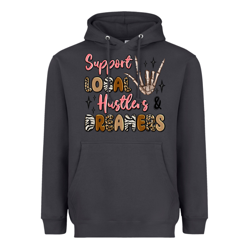 Support Local Hustlers And Dreamers Heavyweight Hoodie by Artiststas | Teevron