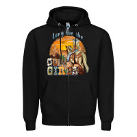 Black long live the cowgirls Zipper Hoodie - NancyCooperArtShop
