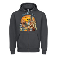 Smoke long live the cowgirls Zipper Hoodie - NancyCooperArtShop