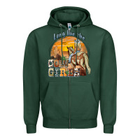 Sports Green long live the cowgirls Zipper Hoodie - NancyCooperArtShop