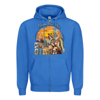 True Royal long live the cowgirls Zipper Hoodie - NancyCooperArtShop