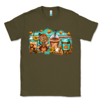 Army Green thanksgiving coffee Classic Tee - Jasminsmagicworld