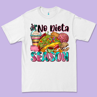 No Dieta Season Premium Tee Designed By Zillion Design Studio