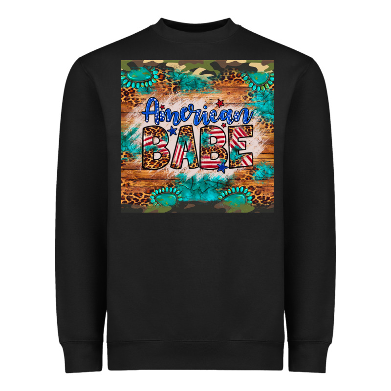 American Babe Heavyweight Sweatshirt by Artiststas | Teevron