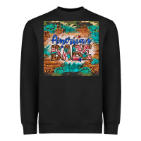 Black american babe Heavyweight Sweatshirt - Artiststas