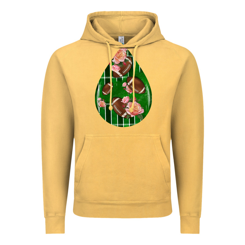 American Football And Western Roses Teardrop Vintage Hoodie by BundleAndBundleShop | Teevron