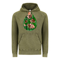 Vintage Olive american football and western roses teardrop Vintage Hoodie - BundleAndBundleShop