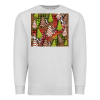 Dove Grey Christmas cakes western Premium Sweatshirt - Jasminsmagicworld