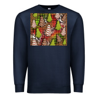 Navy Christmas cakes western Premium Sweatshirt - Jasminsmagicworld