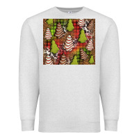 Oatmeal Heather Christmas cakes western Premium Sweatshirt - Jasminsmagicworld