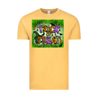 Vintage Mustard trick or treat tumbler Vintage Tee - BundleAndBundleShop