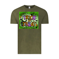 Vintage Olive trick or treat tumbler Vintage Tee - BundleAndBundleShop