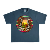 Midnight Navy horseshoe circle Urban Heavy Tee - JahusDesignShop