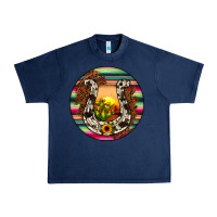 Navy horseshoe circle Urban Heavy Tee - JahusDesignShop