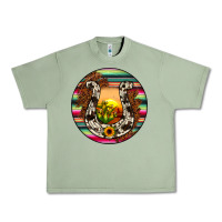 Oil Green horseshoe circle Urban Heavy Tee - JahusDesignShop